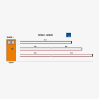 Nice Wide L 6 Kit - 6 Mt  Otopark Bariyeri